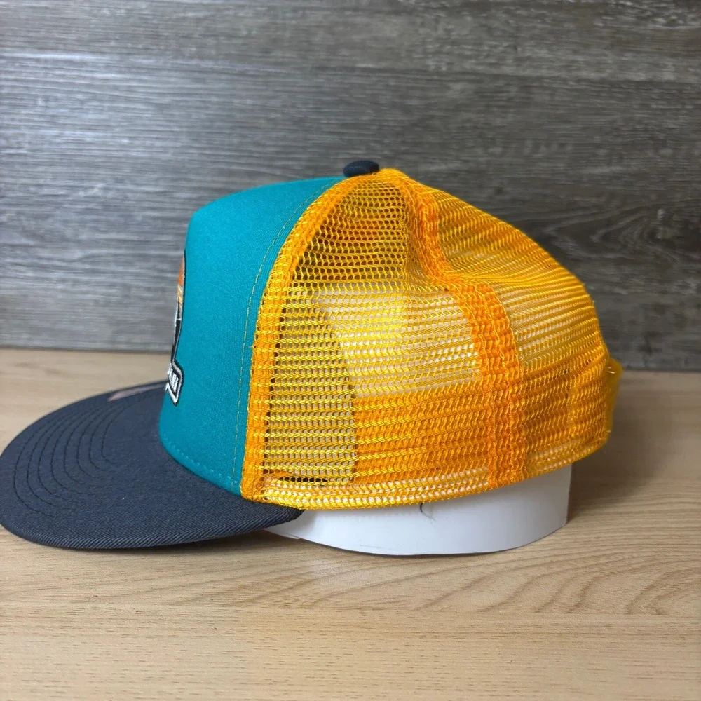 Rocky Mountain Hat Cap Snap Back Youth Kids Boys Blue Outdoors NWT